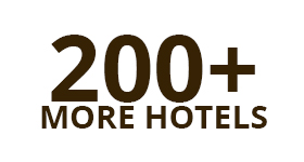 200+ More hotels